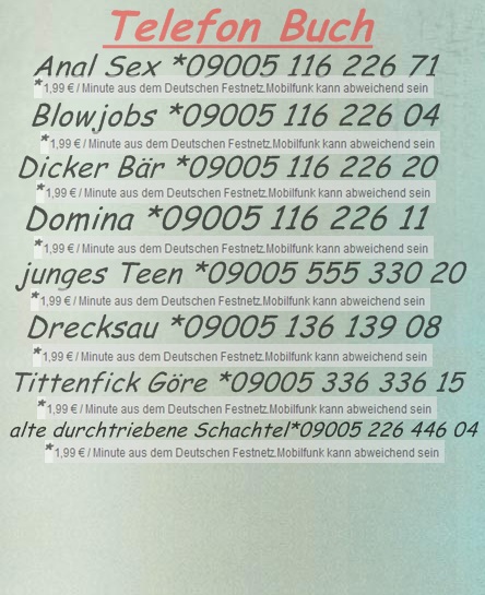 Telefonsexnummern